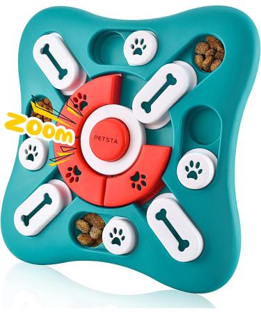 LUKITO Dog Puzzle Toys Interactive Dog Toys for Dog Birthday Dog Toys for Boredom for Dog Puzzle Slow Feeder Dog Bowl for IQ Training and Brain Stimulation Dog Treat Toy Squeaky with Puppy Toys