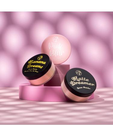 W7 Loose Face Powder Trio - 3 Piece Set | Banana Nude & Pink - Ultra-Fine Setting Powder for Flawless Makeup - International Shipping - Buy Online on SooperMarket.com
