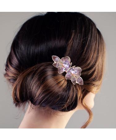 OSALADI Rhinestone Hair Clip Gem Hair Barrettes Bridal Hair Barrettes French Barrette Hair Clips Spring Clip Barrettes Wedding Hair Clip Hair Barrettes for Women Wild Jewelry Miss Metal - Buy Online on SooperMarket.com