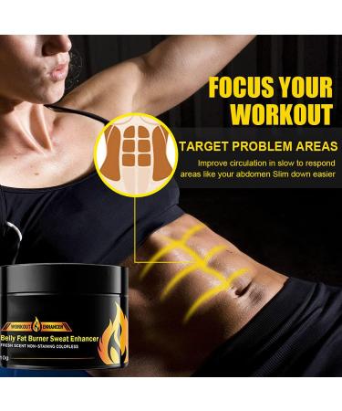 3pcs Hot Cream Workout Enhancer Gel for Natural Weight Loss & Cellulite Treatment - Fat Burning Cream for Belly, Thighs, Legs, Arms, and Buttocks - Men and Women - Buy Online on SooperMarket.com
