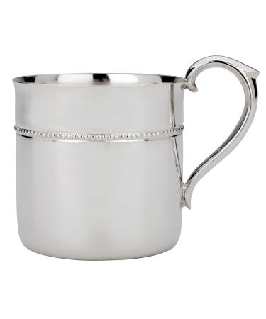 Reed & Barton Royal Bead Silverplate Baby Cup  0.30 LB  Metallic