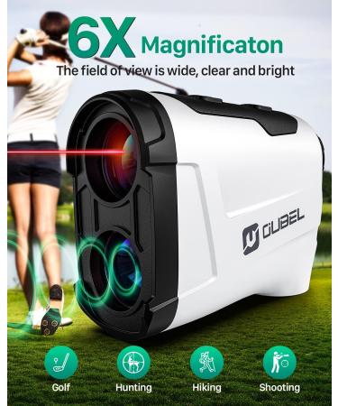 OUBEL Laser Golf Rangefinder - 1200 Yards Range with Slope Mode, Flag Pole Locking, and Fast Focus System - Buy Online on SooperMarket.com