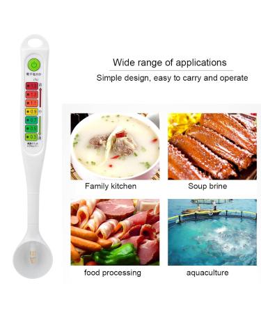 Professional LED Lights Accurate Salinometer Food Liquid Salinity Tester Meter Compact Size & Lightweight with 7 LED Indicator Lights Pen Type Instrument for Testing Salinity - Buy Online on SooperMarket.com