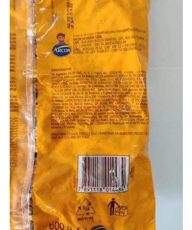 Buy ARCOR Bala Butter Toffees Passion Fruit Mousse 600g - Authentic Brazilian Treats - International Shipping Available - Buy Online on SooperMarket.com