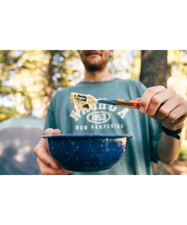 Jetboil Jetset Stowable Camping Utensil Set - Grey/Orange | Lightweight & Compact - Buy Online on SooperMarket.com