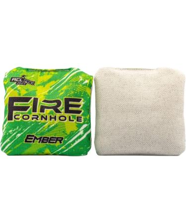 Ember FIRE CORNHOLE 16oz Cornhole Bags | ACL Pro Approved | Lemon-Lime | Set of 4 - Buy Online on SooperMarket.com
