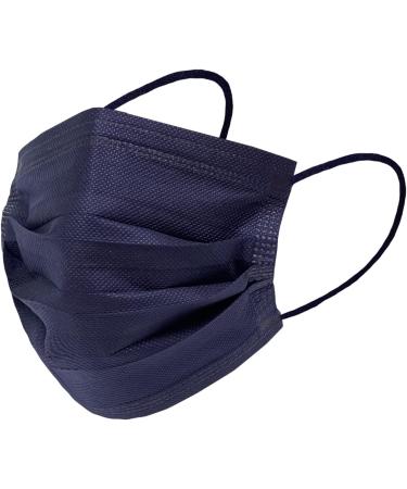 Everydayspecial Disposable Safety Mask 3 Layer Protection Face Mask - 50 pcs (Navy Blue) | Adult Size - Buy Online on SooperMarket.com