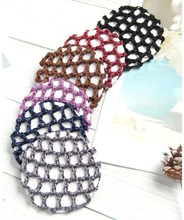 12pcs Women Hair Nets for Bun - Elastic Ballet Dance Bun Cover - Styling Accessories - Buy Online on SooperMarket.com