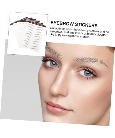 Beavorty 12 pcs eyebrow stickers makeup stickers 3D Hair-Like Eyebrows Stickers Miss - Buy Online on SooperMarket.com