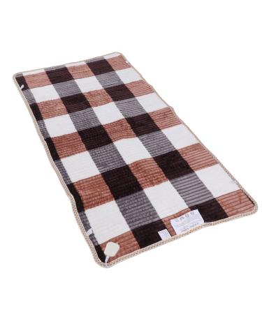 Heating blanket keep warm heating blanket soft intelligent sleep room temperature control (EU plug) gray-brown temperature switch EU connector