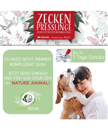 Nature Animal Tick Protection for Dogs & Cats - Immediate Natural Tick Defense - Highly Effective Treatment (1 Piece) - Buy Online on SooperMarket.com