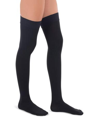 Jomi Compression Thigh High Stockings 20-30mmHg - X-Large Black - Buy Online on SooperMarket.com