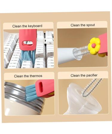 3 PCS Gap Cleaning Brush 3 in 1 Water Bottle Cleaner Brush Portable Bottle Cleaning Brush Rotating Bottle Brush Multifunctional Bottle Brushes for Cleaning Home Daily UseGap Cleaning Brush Water B - Buy Online on SooperMarket.com