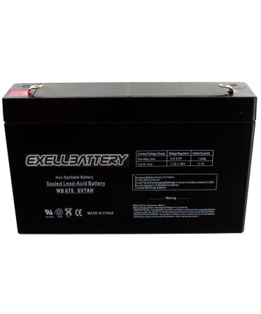 Enduring 3FM7 3-FM-7 6V 7Ah Exell Battery