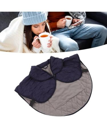 Hztyyier Electric Heating Cushions | Portable USB Heating Pillows | Cold-Resistant Polyester | Perfect for Seniors - Dark Blue - Buy Online on SooperMarket.com
