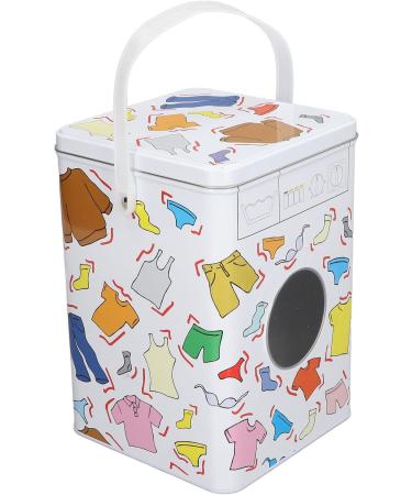 Powdered Laundry Detergent Container Window Lid Washing Machine Appearance Large Capacity Storage Box Container Powdered with Perspective - Buy Online on SooperMarket.com