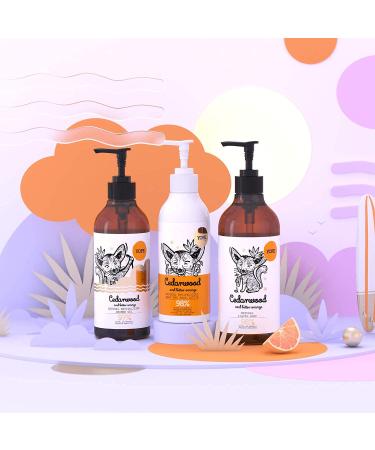 Yope Natural Shower Gel - Cedar & Bitter Orange | 97% Natural Ingredients | Regenerating & Moisturizing | 400ml - Buy Online on SooperMarket.com