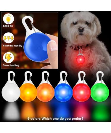 6 PCS LED Blinking Safety Lights for Dogs Cats & Kids - Bright Rechargeable Perfect for Pets & Cyclists - Buy Online on SooperMarket.com