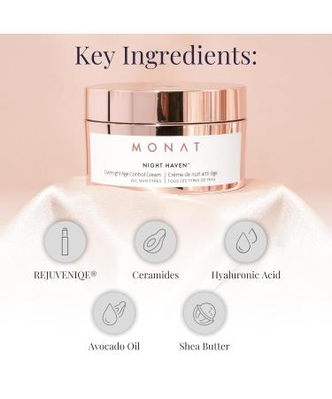 Monat Night Heaven Cr me - Intensive Hydrating Anti-Aging Night Cream with Shea Butter & Avocado Oil for Plump Youthful Skin | International Shipping - Buy Online on SooperMarket.com