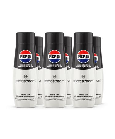 Sodastream Pepsi Zero Sugar Flavour 440mL x 6 (Makes 54L)