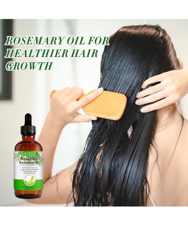 Rosemary Oil for Hair Growth Natural Rosemary Oil Nourishes the Scalp for Hair Regrowth & Hair Thickening - Hair Loss Prevention(120ml) - Buy Online on SooperMarket.com
