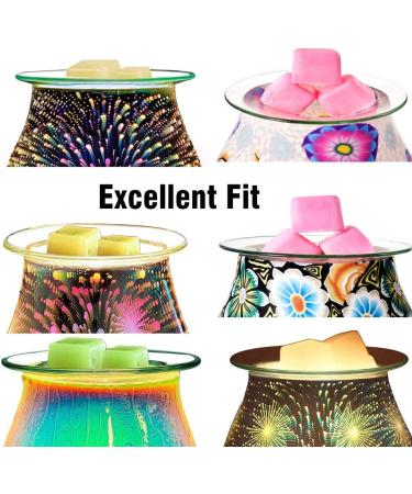 Corleone Replacement Wax Warmer Dishes - Round Glass Bowls for Electric Wax Melter and Burner - Set of 2 - Buy Online on SooperMarket.com