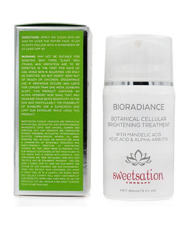 BioRadiance Botanical Cellular Brightening Treatment | Mandelic Acid Kojic Acid & Alpha-Arbutin - 60ml | Shop Internationally - Buy Online on SooperMarket.com