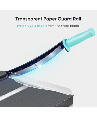 Paper Cutter Hmseng A4 Paper Trimmer with Safety Guard  12" Cut Length Paper Cutting Board  Guillotine Trimmer with 16 Sheets Capacity Paper for Scrapbooking Craft  Paper  Coupon  Label  Cardstock Gray - Buy Online on SooperMarket.com