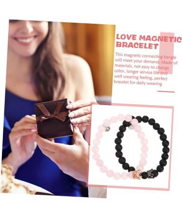 TENDYCOCO 2 Pairs Glass Miss Wrist Chain Letter 7.5x6cmx2pcs Assorted Colorx2pcs - Buy Online on SooperMarket.com