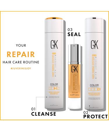 GK HAIR Global Keratin Moisturizing Shampoo Sulfate & Paraben Free for Dry Frizzy Hair 10.1 Fl Oz International Shipping Available - Buy Online on SooperMarket.com