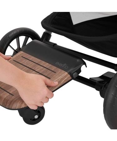 Evenflo Stroller Rider Board - Convenient Riding Option with Non-Skid Surface and Smooth-Ride Wheels - Holds up to 50 Pounds - Easy to Use - No Additional Parts Needed - Buy Online on SooperMarket.com