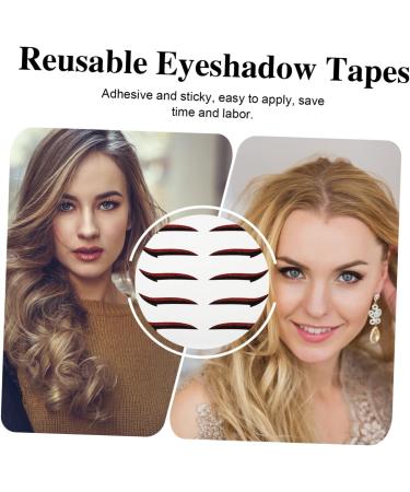 WOFASHPURET Double Sided Eyelid 20 pairs Red Makeup Eye Charming Eyelid Gold Eyeliner Black Purple Tapes Eyeshadow Shiny Double - Buy Online on SooperMarket.com