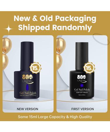 YTD Likomey Gel Nail Polish 15ml Klein Blue - Soak Off UV Gel Polish for Salon & DIY Manicure - Buy Online on SooperMarket.com