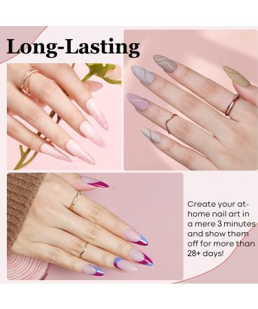 Modelones 32 Pcs Dip Powder Nail Kit Starter | 20 Colors Nude Pink Gray Acrylic Dipping Powder System | French Nail Art Manicure DIY Salon Gift Set - Buy Online on SooperMarket.com