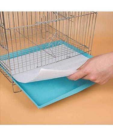 Bird Cage Liner Papers, Non-Woven Bird Cage Liners, 100 Sheets Precut Absorbent Bird Cage Paper Liners Pet Animal Cages Cushion for Bird Parrot(11.8"x9.8")
