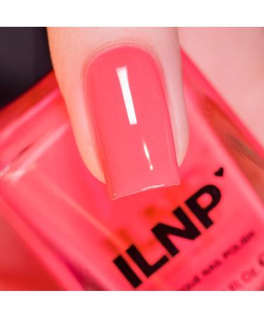 ILNP Summer Neon Coral Pink Cream Nail Polish - 0.40 Fl Oz (Pack of 1) - Buy Online on SooperMarket.com