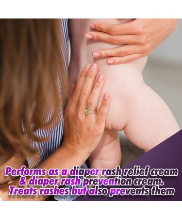 Natrulo All Natural Diaper Rash Healing Ointment 2oz - Hypoallergenic Organic Butt Balm for Quick Itch Relief - Soothing Vegan Bum Lotion for Baby, Kids, Adults - Buy Online on SooperMarket.com