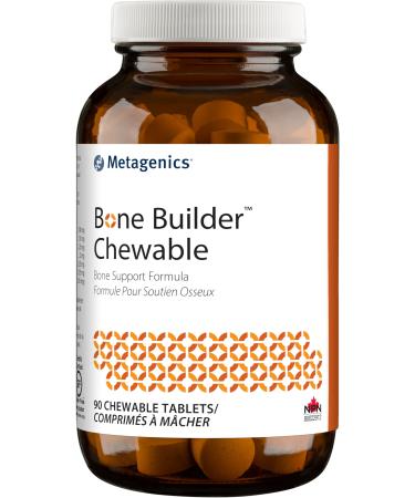 Metagenics - Bone Builder Chewable - Bone Support Formula - 90 Chewable Tablets