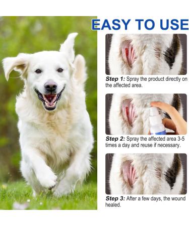 30ml Dog Cat Spray Bandage Plasters Pet Kitten Puppy Wound Healing Liquid Spray Waterproof Breathable Pet Supplies Pet Wound Spray For Cats Pet Wound Spray For Dogs Pet Wound Spray No Lick - Buy Online on SooperMarket.com