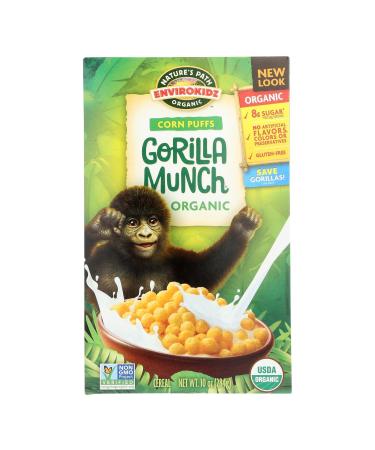 Nature's Path EnviroKidz Organic Corn Puffs Gorilla Munch Cereal 10 oz (284 g)