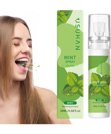 Oral Breath Spray - 20ml Fresheners Mouth Spray for Dry Mouth - Breath Freshener and Breath Treatments Portable Small Oral Care Health Spray Puchen Mint Flavor - Buy Online on SooperMarket.com