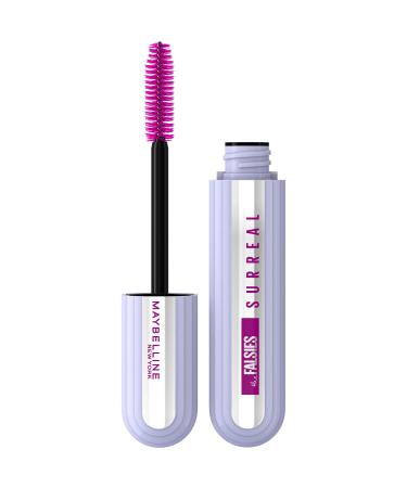 Maybelline New York Mascara with false eyelash effect with hybrid fiber techology and prolonged helix brush The Falsies Surreal Mascara black 10 ml