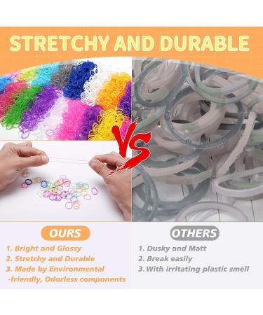 12800+ Rubber Bands Bracelet Kit | 28 Unique Colors | Loom Bracelet Craft Kit for Kids | Includes Accessories | Perfect Gift Set - Buy Online on SooperMarket.com