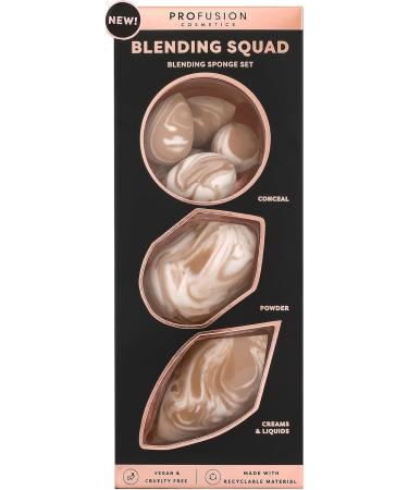 Profusion Cosmetics 7-Piece Beauty Sponge Set Blending Squad - Buy Online on SooperMarket.com