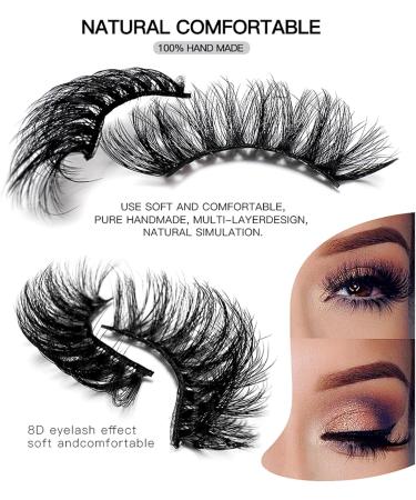 JSGHGDF Eyelashes Natural Look False Eyelashes Press on s Reusable Fake s with Glues for SET68 - Buy Online on SooperMarket.com