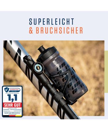 Alphatrail Bicycle Bottle Holder - Lightweight 36g Anti-Break Guarantee Compatible with Cube SKS Elite Topeak & More - Fastening Screws Included - Buy Online on SooperMarket.com