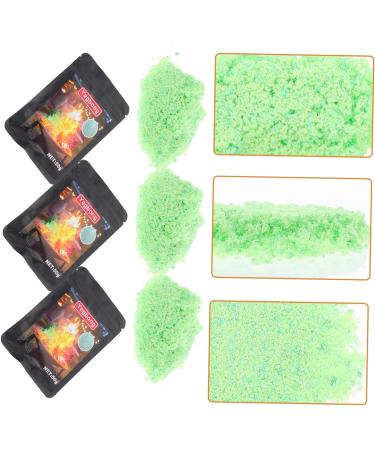 PRETYZOOM 3 Packs Campfire Powder Sales Today Clearance Today Today Clearance Garden Decoration Fire Packets Long Burn Small Fire Pit Outdoor Flame Powder Mineral Powder Party Supplies Beach - Buy Online on SooperMarket.com