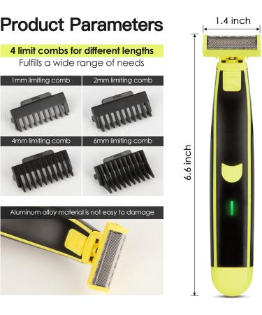 Beard Trimmer for Men - Hybrid Electric Trimmer & Shaver | 360 Face Razor with 4 Trimmer Guards - Best Electric Shaver for Precision Grooming - Buy Online on SooperMarket.com