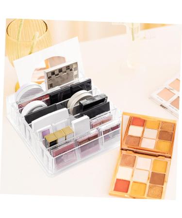 PRETYZOOM Cosmetic Storage Box Storage Drawers Desk Storage Drawer Makeup Palettes Organizers Eye Shadow Blush Transparent 24x23x6.5cm - Buy Online on SooperMarket.com