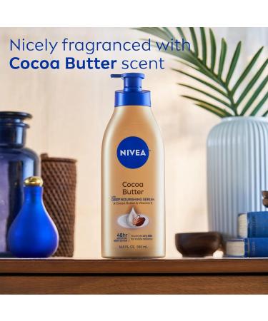 NIVEA Cocoa Butter Body Lotion 16.9 fl. oz. (Pack of 4) - Moisturizing and Nourishing Formula - Buy Online on SooperMarket.com